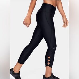 Under Armour HeatGear® High-Rise Cutout Ankle Leggings - Size